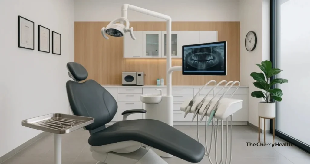 interior de clínica dental moderna
