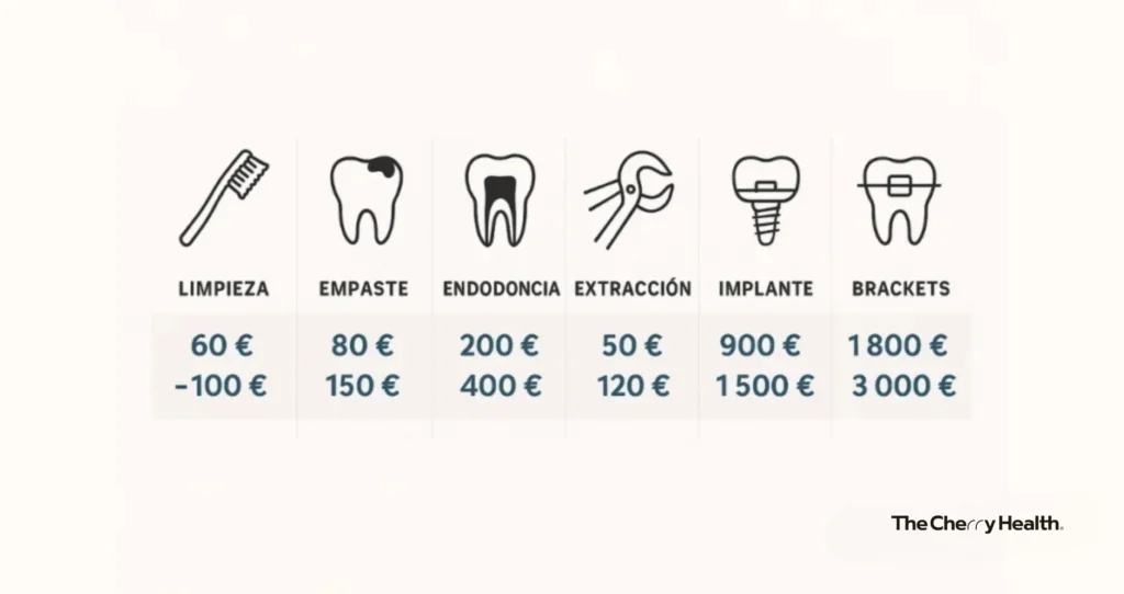 precios tratamientos dentales mas comunes